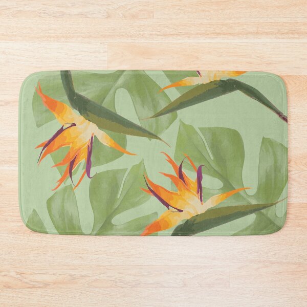 Item preview, Monstera Leaves with Strelizia designed and sold by Move-Art.