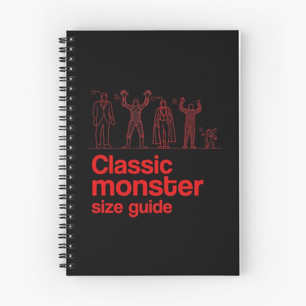 Item preview, Classic monster size guide designed and sold by srturk.