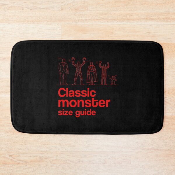 Item preview, Classic monster size guide designed and sold by srturk.
