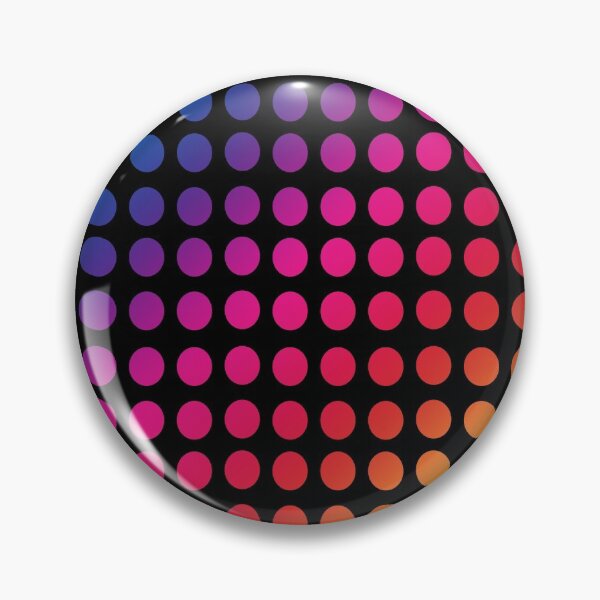 Item preview, rainbow dots on black designed and sold by ShyflyerArts.