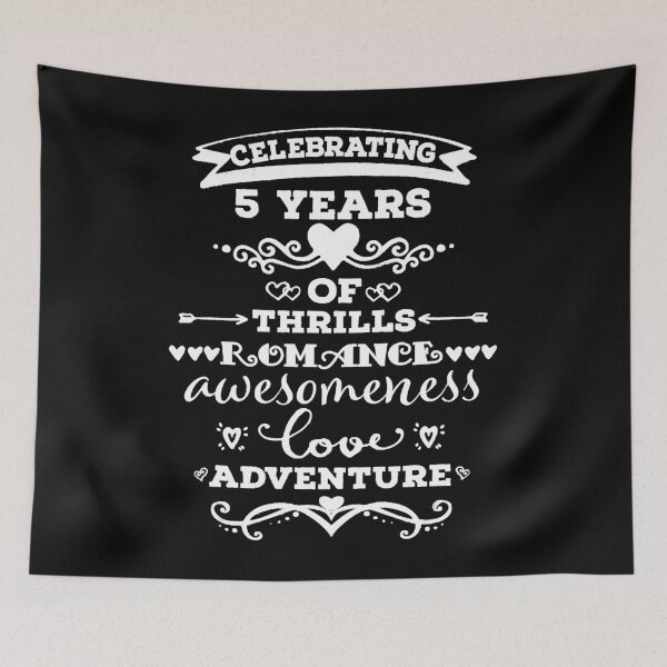 Item preview, 5th Anniversary  5 Years Of Love Vintagetyle designed and sold by IlyasMusliyevic.