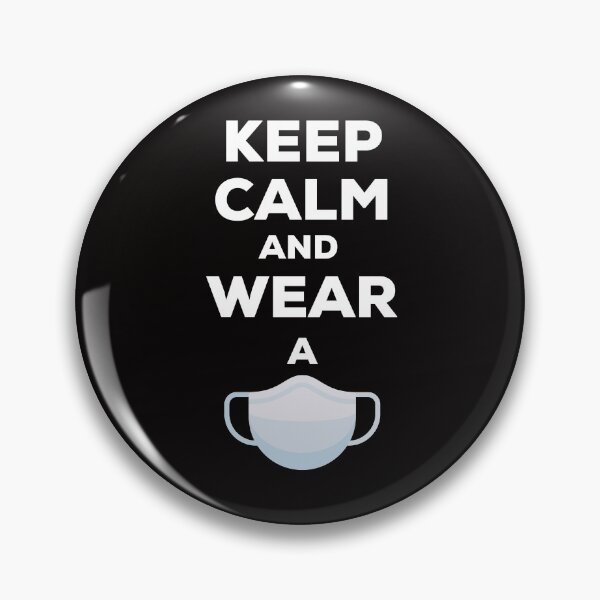 Item preview, keep calm and wear a mask  designed and sold by Drahmed.
