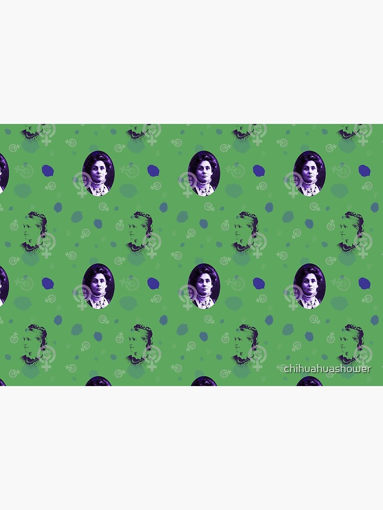 Suffragette in green by chihuahuashower