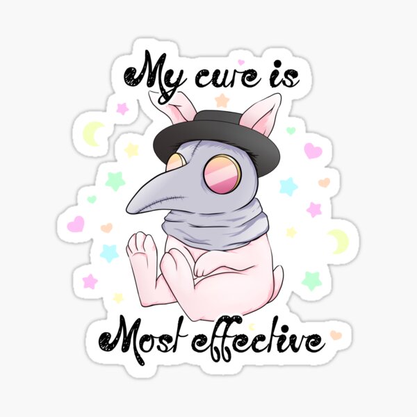 Plague Bunny Sticker