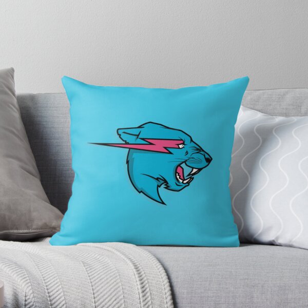 Mr Beast Throw Pillow