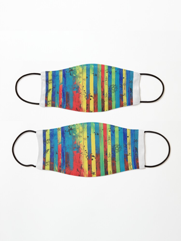 Alternate view of Prairie Fire Mask