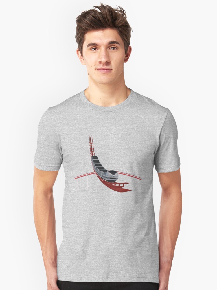 Alternate view of Magnum XL-200 Record Breaker Coaster Design Slim Fit T-Shirt