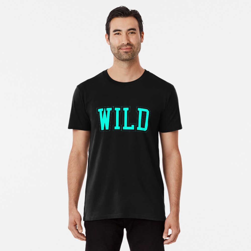 cyan t shirt