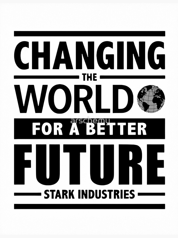 Stark Industries Slogan Sticker for Sale by arschemy