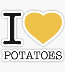 I ♥ POTATOES Sticker