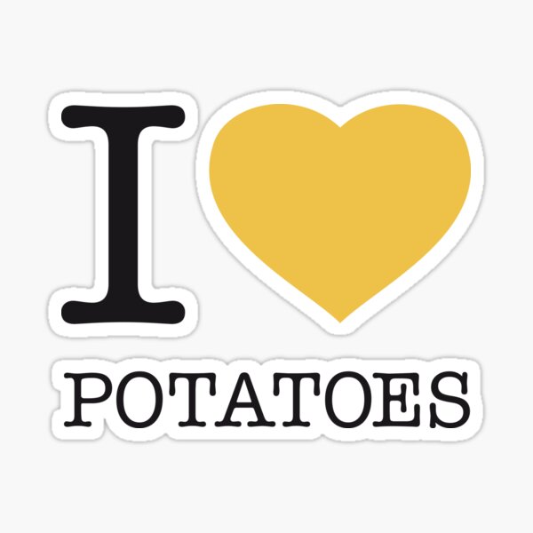 Item preview, I LOVE POTATOES designed and sold by eyesblau.