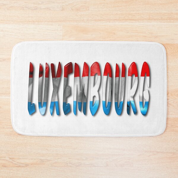 Item preview, Luxembourg Word With Flag Texture designed and sold by MarkUK97.