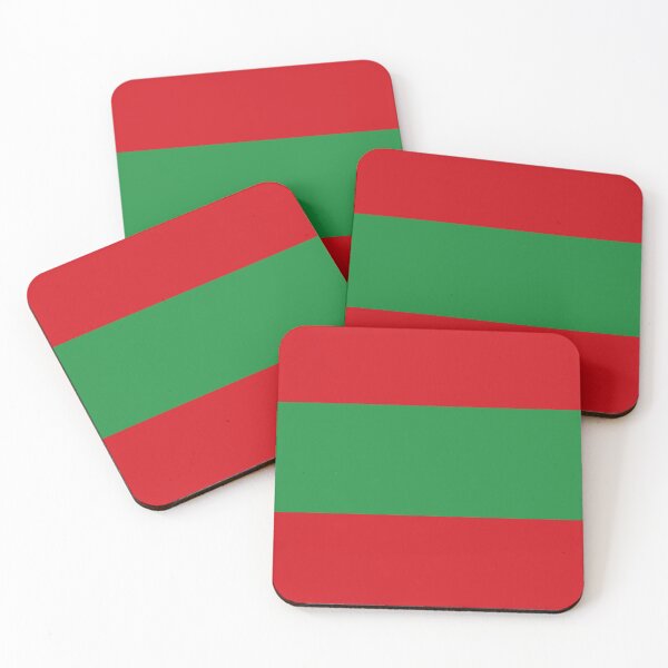 Item preview, Red and green stripe pattern designed and sold by tetibright.