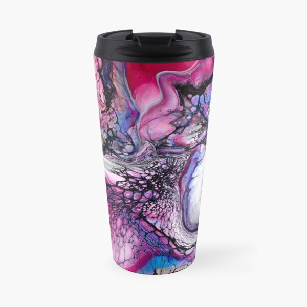 Pink Burst Travel Mug