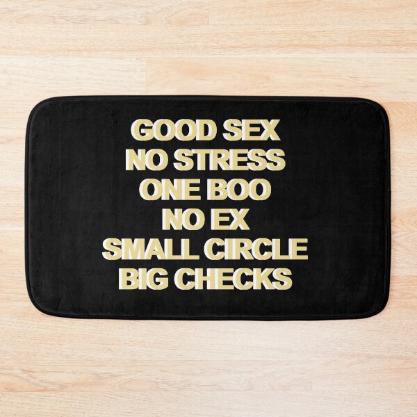 Item preview,  Good sex. No stress. One boo. No ex. Small crew. Big checks. designed and sold by Profashionall.