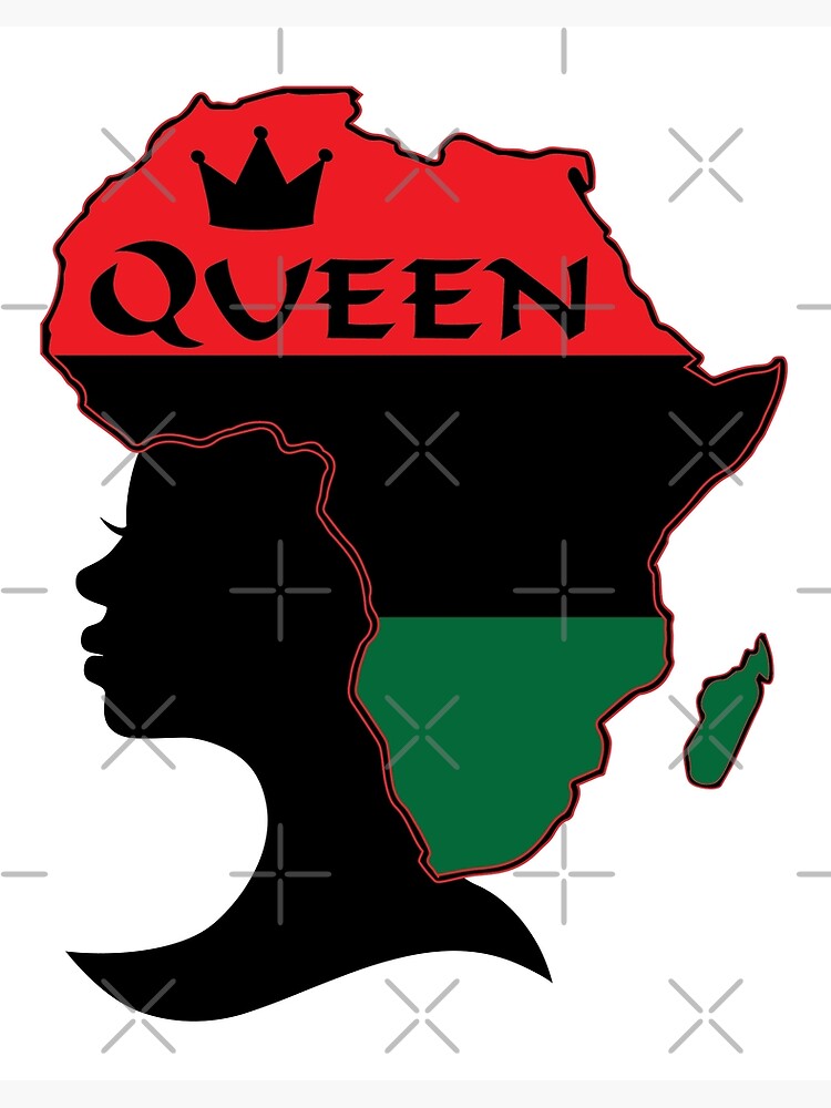 Black African Queen Art Board Print By Sevella Joy Redbubble