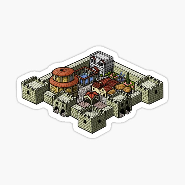 Vista previa del artículo con la obra «Bloque de la ciudad de César», diseñado y vendido por workshoppery.