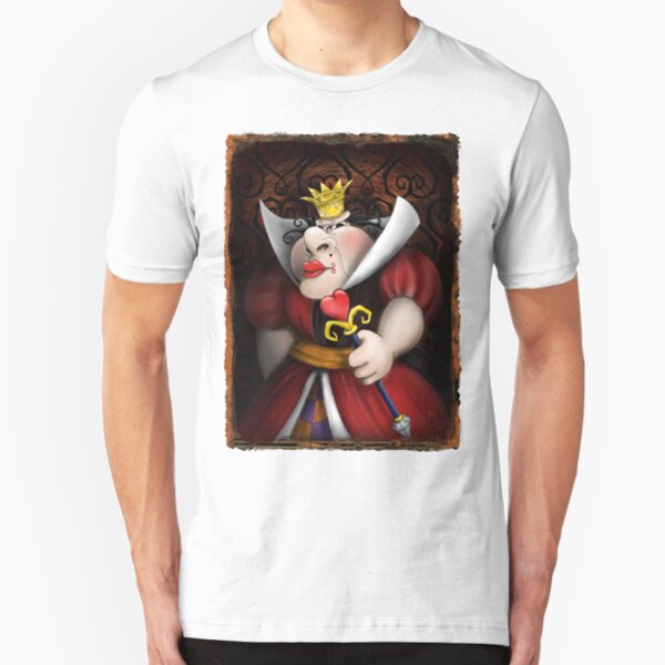 off with their heads - red queen - alice in wonderland Slim Fit T-Shirt