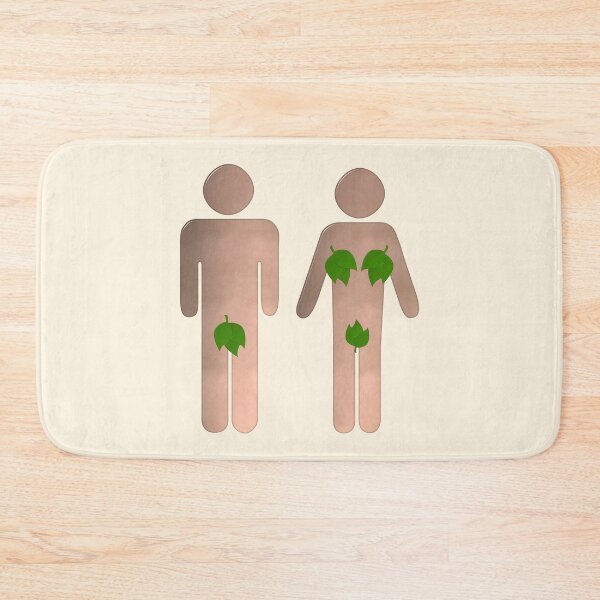 Item preview, Male and Female Toilet Sign With Leaves designed and sold by MarkUK97.