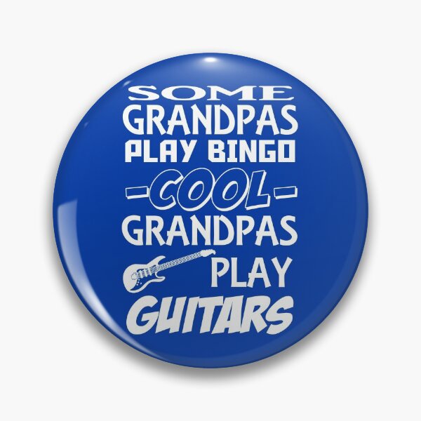 Item preview, Some Grandpas Play Bingo, Cool Grandpas Play Guitars! designed and sold by flipper42.