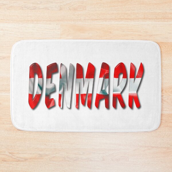 Item preview, Denmark Word With Flag Texture designed and sold by MarkUK97.