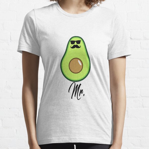 Camiseta con dibujo de aguacate vegano de manga corta camiseta Casual fresca pequeña para muje HON Camiseta con dibujo de aguacate vegano de manga corta camiseta Casual fresca pequeña para muje HON