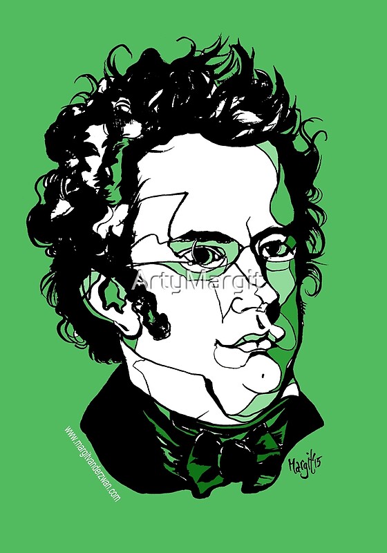 Franz Schubert Composer By Artymargit Redbubble