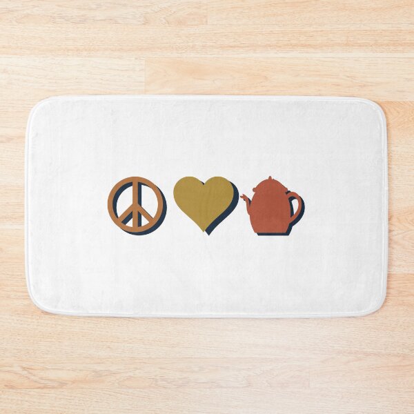 Item preview, Peace Love and Tea designed and sold by Logo-A-GoGo.