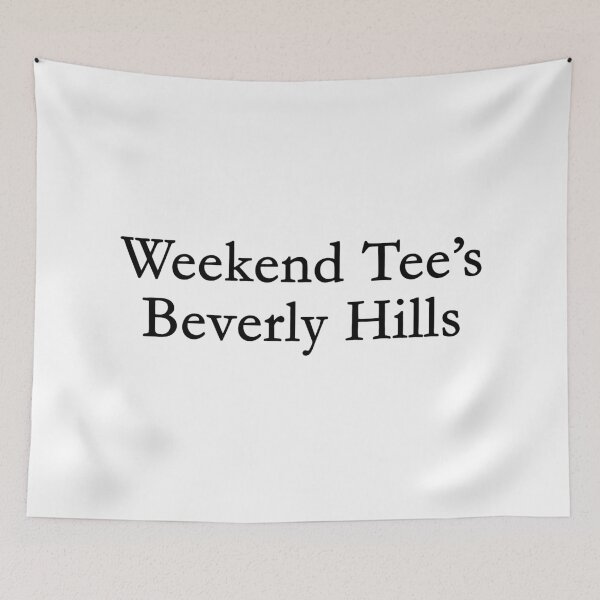 Item preview, weekend tee, Beverly Hills designed and sold by Profashionall.