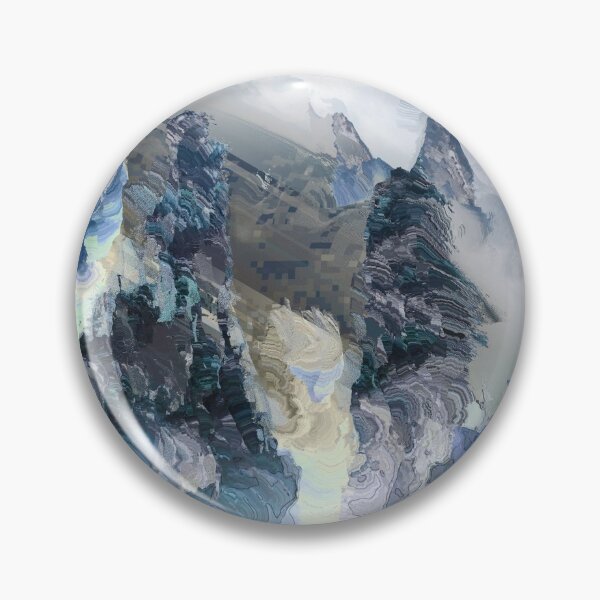 Item preview, Abstract mountain peaks  designed and sold by S Y N T H R E A L M.