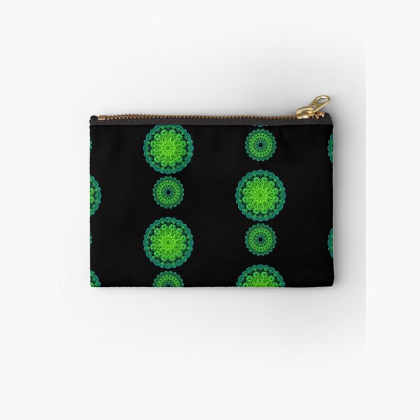 Item preview, Dual Mandalas with 3-D Appearance, Green Tones designed and sold by Lyle Hatch.