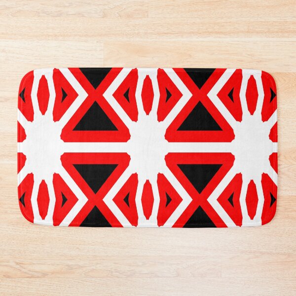 Item preview, Black, red and white color blast abstract pattern designed and sold by tetibright.
