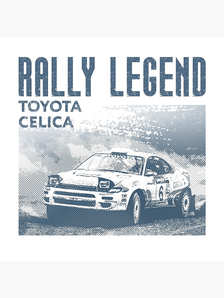 Discover Rally Legend - Toyota Celica t18 gt four | sports car | autosport Premium Matte Vertical Poster