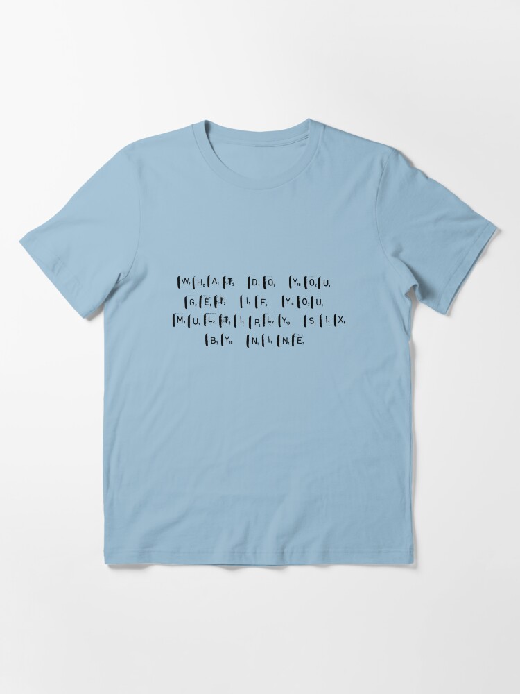 Alternate view of What is Six by Nine? (Black) Essential T-Shirt