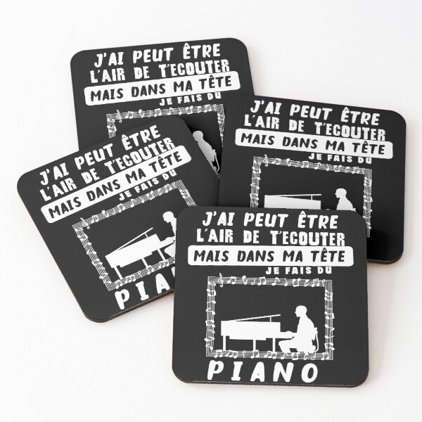 Aperçu de l'œuvre Je fais du PIANO. Design pour Pianiste. créée et vendue par NADIM XDesigners.