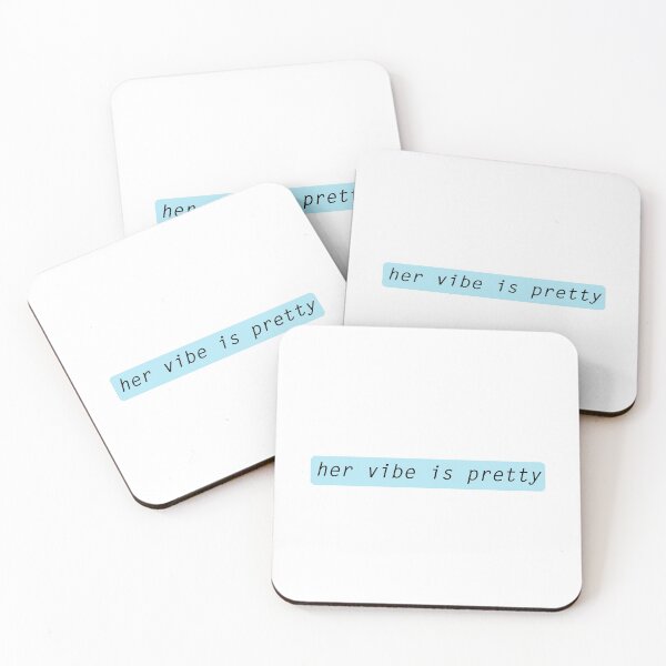 Item preview, Her vibe is pretty quote designed and sold by Prerana Jain.