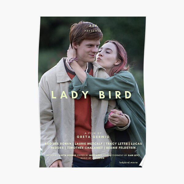 LADY BIRD A24 POSTER Poster