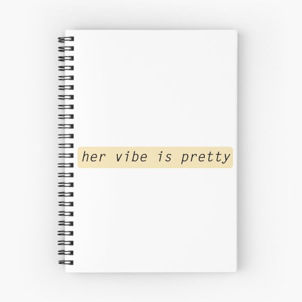 Item preview, Her vibe is pretty quote designed and sold by Prerana Jain.