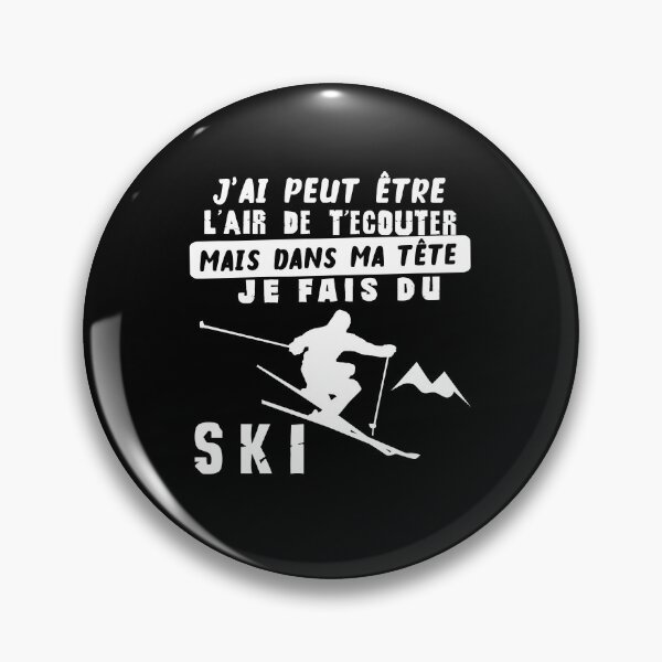 Item preview, Dans ma Tête je fais du SKI designed and sold by NADIM XDesigners.