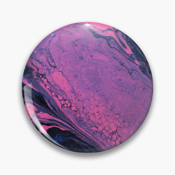 Item preview, Black and Pink Paint Pour Print designed and sold by RebHep.