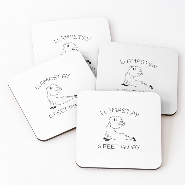Item preview, Llamast'ay 6 Feet Away | Yoga designed and sold by AJAD212.