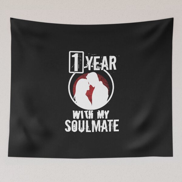 Item preview, 1 year with my soulmate! designed and sold by Cutebutfunny.