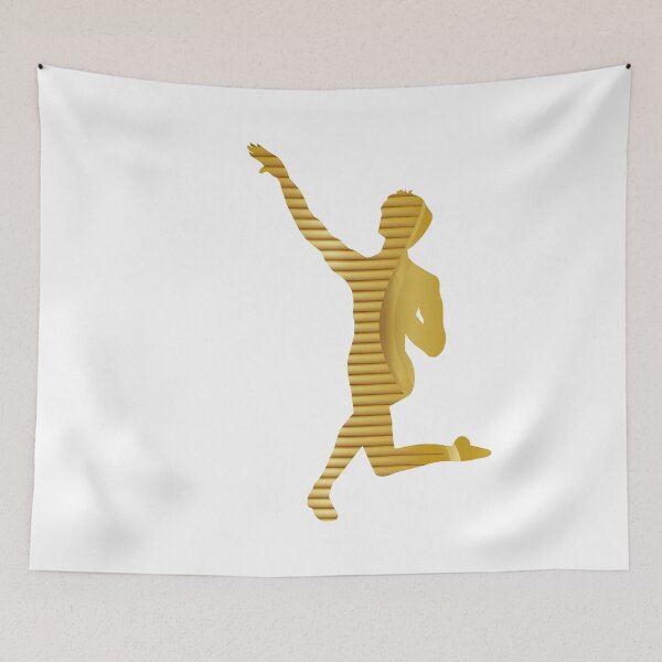 Item preview, Abstract Gold Ballerino designed and sold by Julia2Julia.