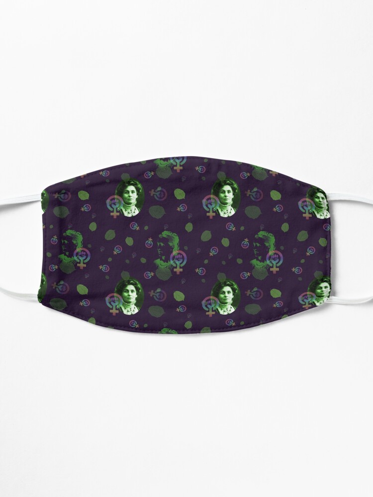 Alternate view of Suffragettes in purple Mask