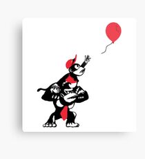 Balloon Apes Metal Print