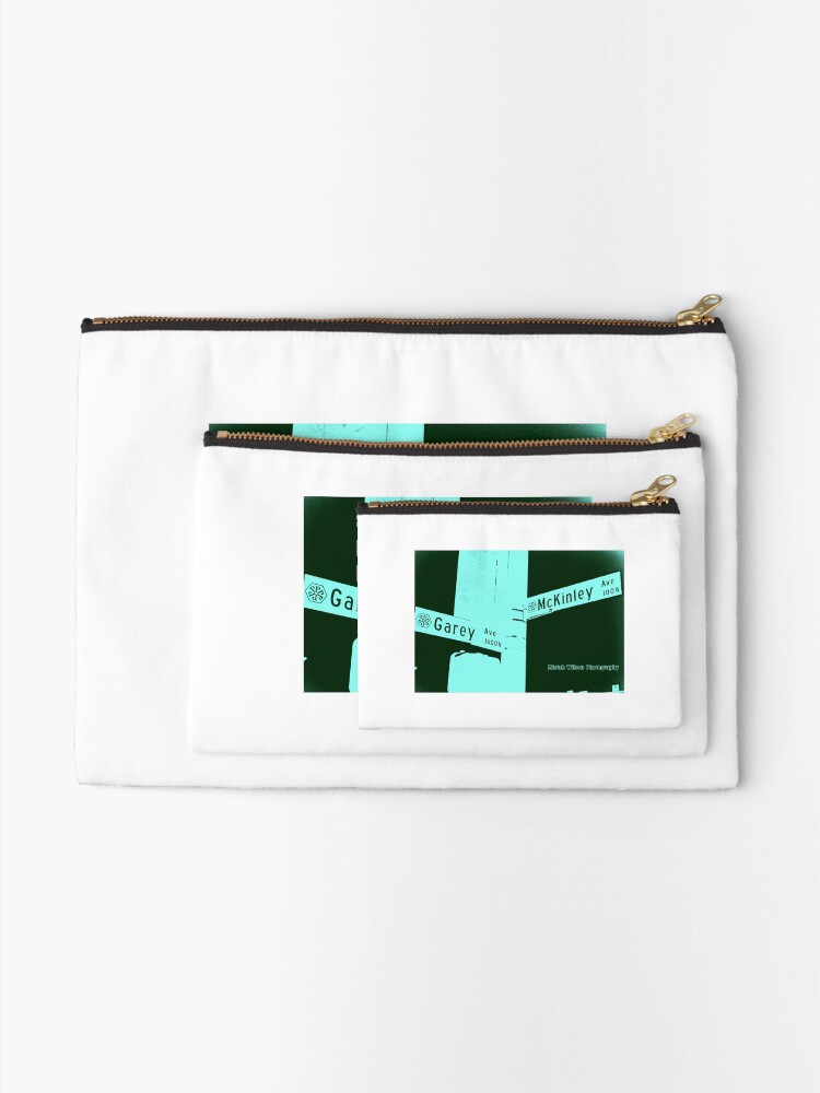 Alternate view of Garey Avenue & Mckinley Avenue, Pomona, CA by Mistah Wilson Zipper Pouch