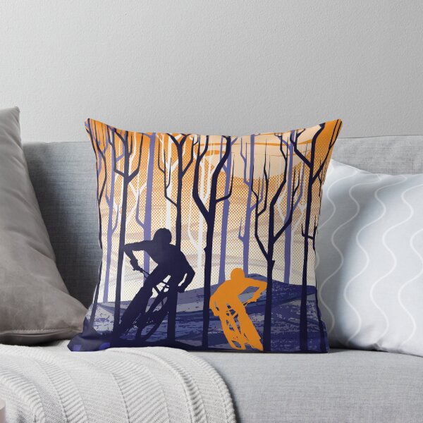 Item preview, retro mountain bike poster illustration designed and sold by SFDesignstudio.
