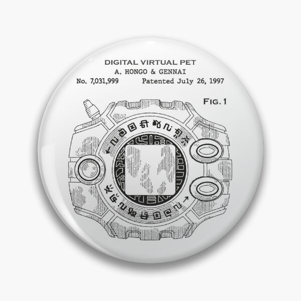 Item preview, Digital Virtual Pet Patent (White) designed and sold by DCLawrenceUK.