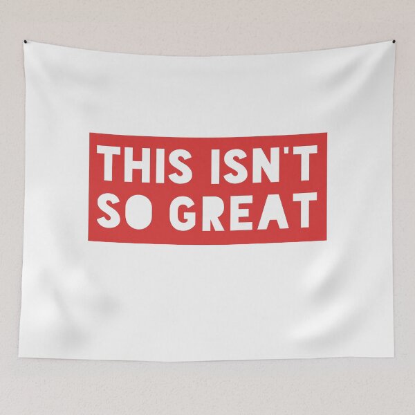 Item preview, This Isn't So Great Make America Trump Free Funny Trendy Quote Red designed and sold by gillys.