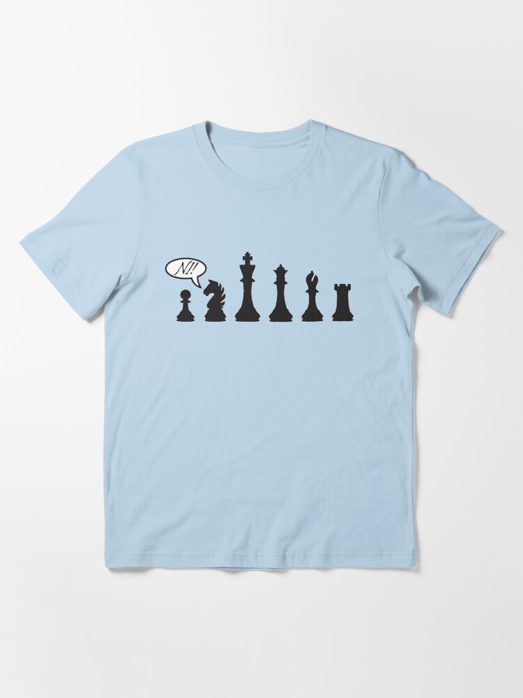 Thumbnail 3 of 7, Essential T-Shirt, Ni! in a crowd designed and sold by mark-RSA.